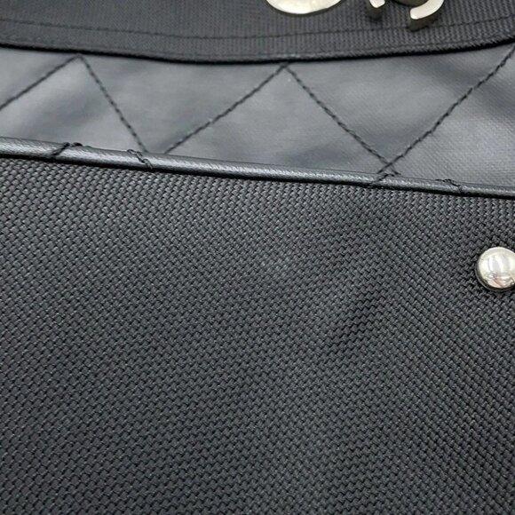 CHANEL Paris-Biarritz Tote Bag Size MM Leather/Canvas Black A34209 - Picture 6 of 16